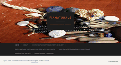 Desktop Screenshot of fianaturals.com